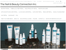 Tablet Screenshot of beautyconnectioncalgary.com